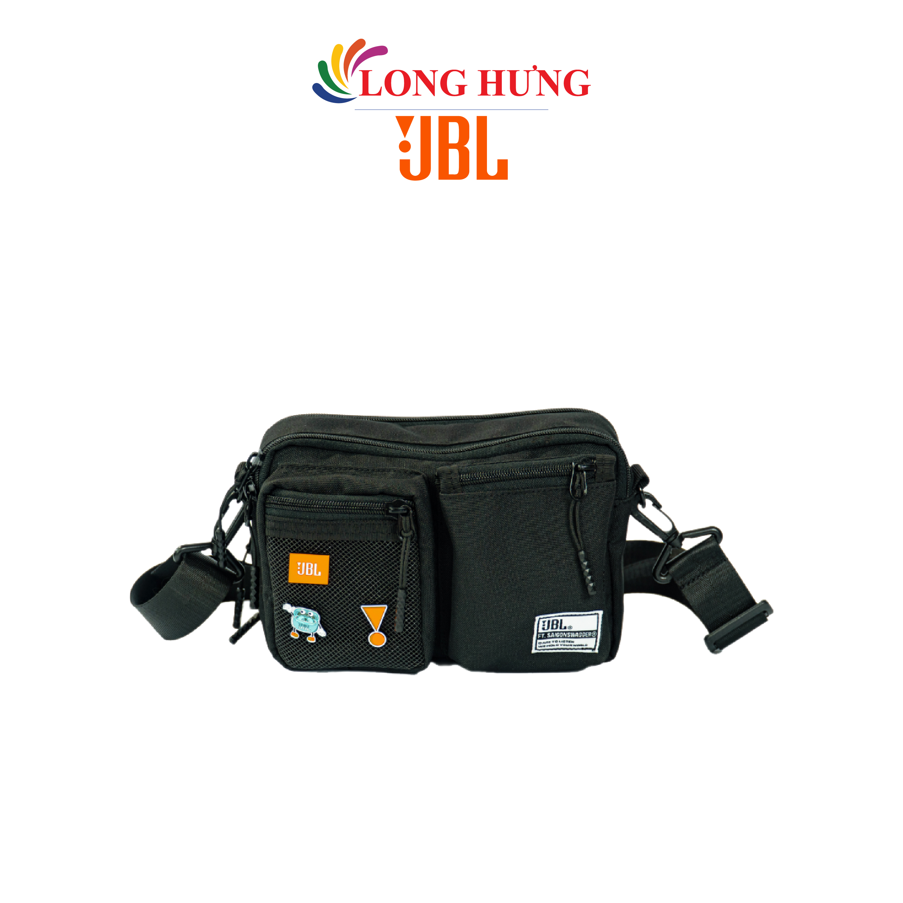 Túi đeo chéo JBLxSGS kèm bộ huy hiệu cài JBL - Hàng chính hãng
