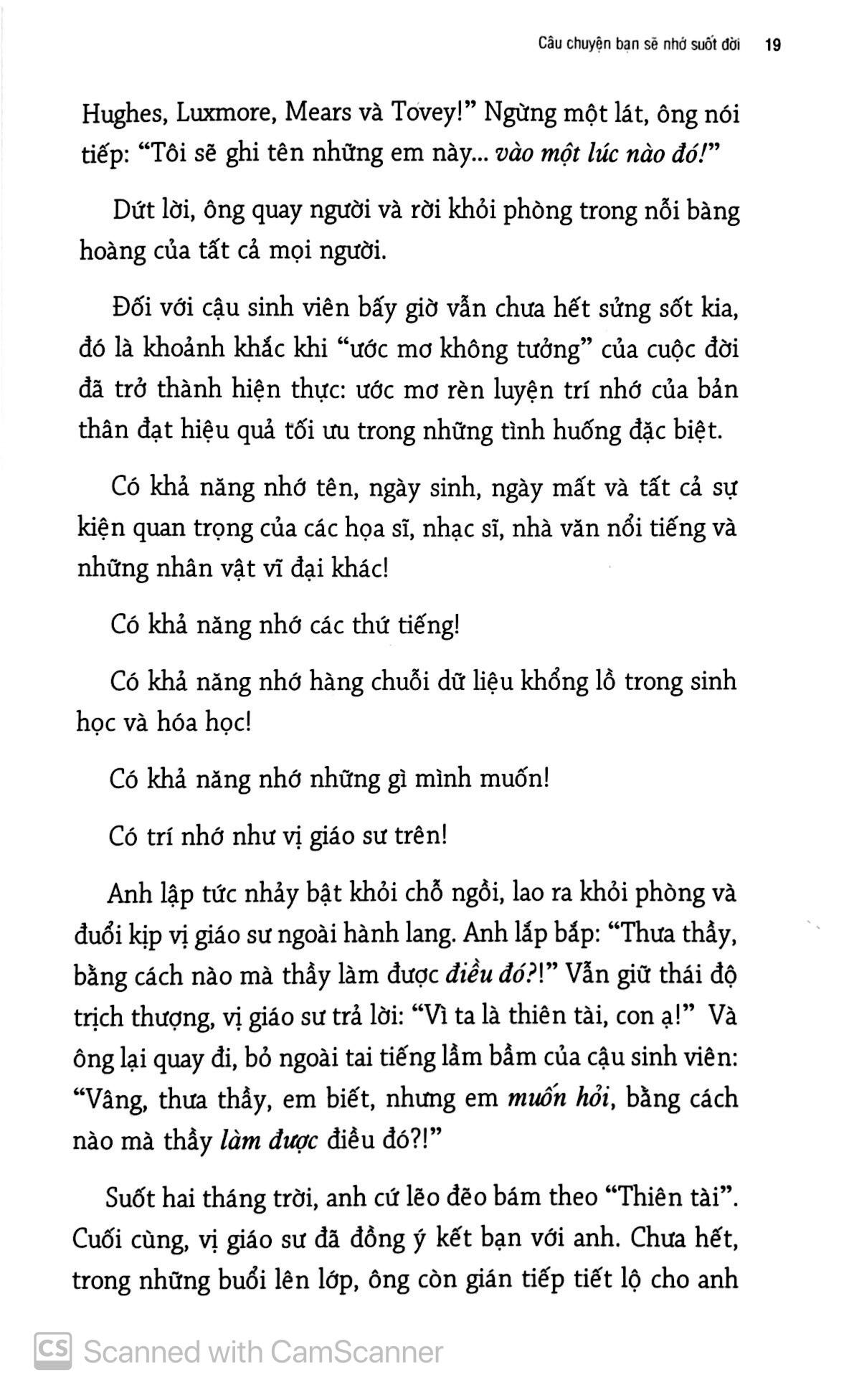 Làm Chủ Trí Nhớ Của Bạn (Tái Bản 2019)