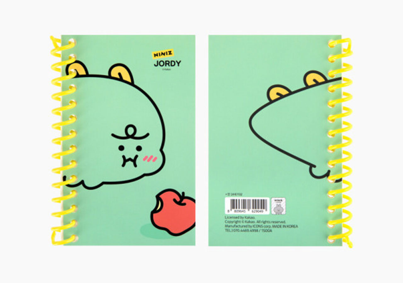 Sổ Tay Bỏ Túi Jordy KAKAO FRIENDS Chính Hãng