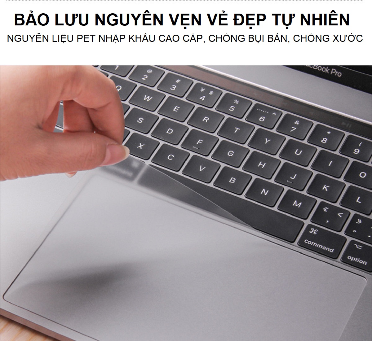 Miếng Dán Phủ Touchpad Dành Cho Macbook Pro 15 inch (Apple Model A1707)