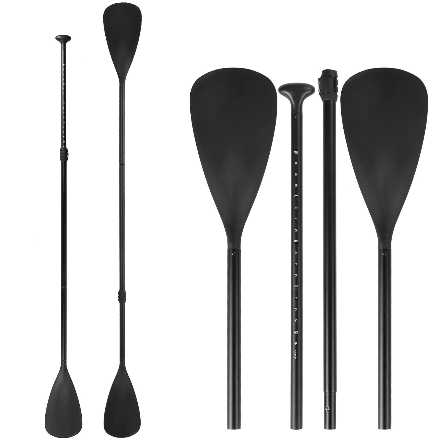Mái chèo thuyền Kayak 2 bên thiết kế tháo rời, bằng nhôm siêu nhẹ