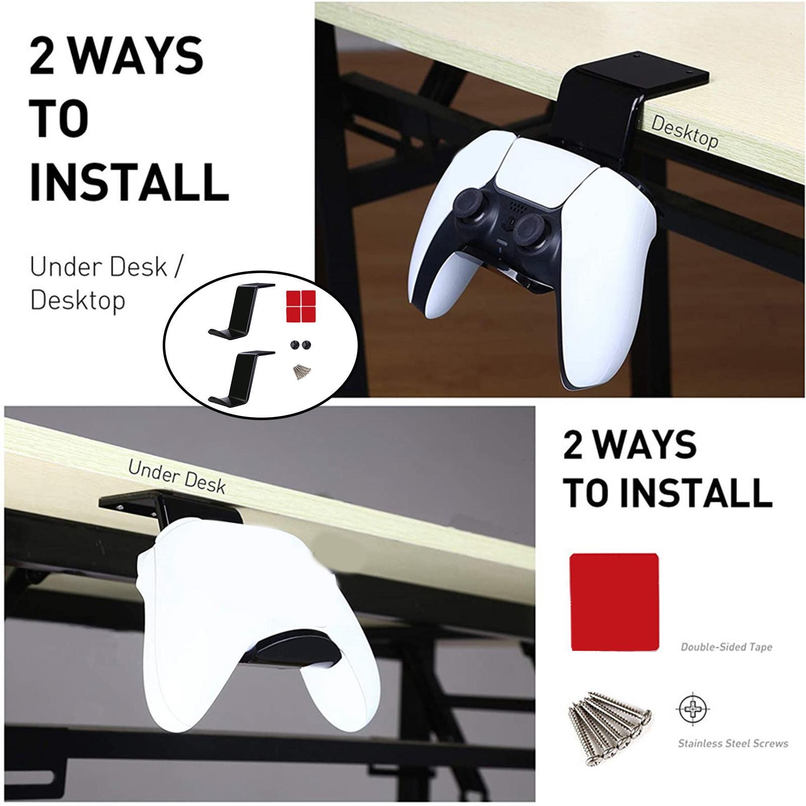 Acrylic 2 Pcs Controller Bracket Gamepad Holder for    Holder