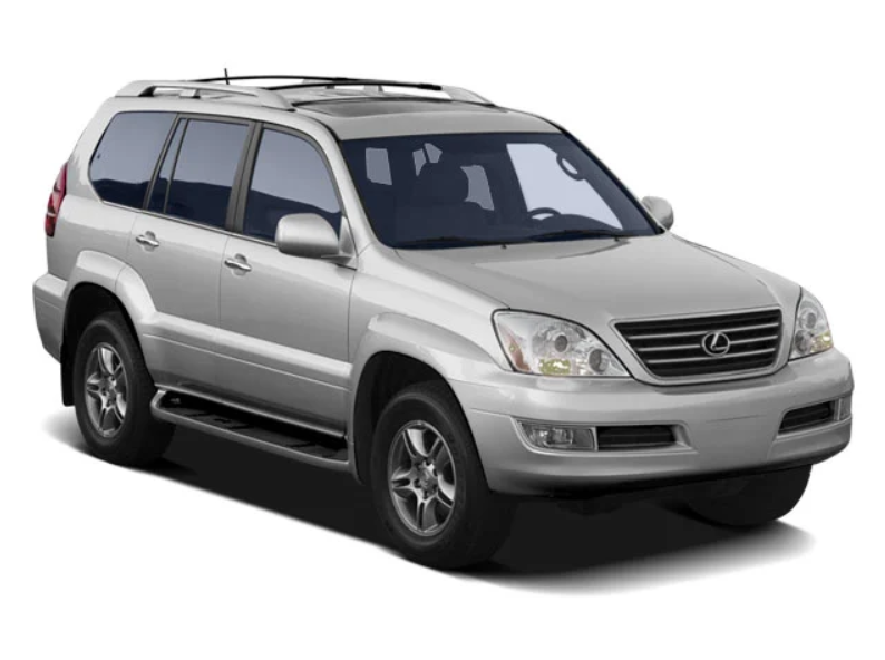 Logo chụp mâm, ốp lazang bánh xe ô tô Lexus LX470 đời từ 2006-2010