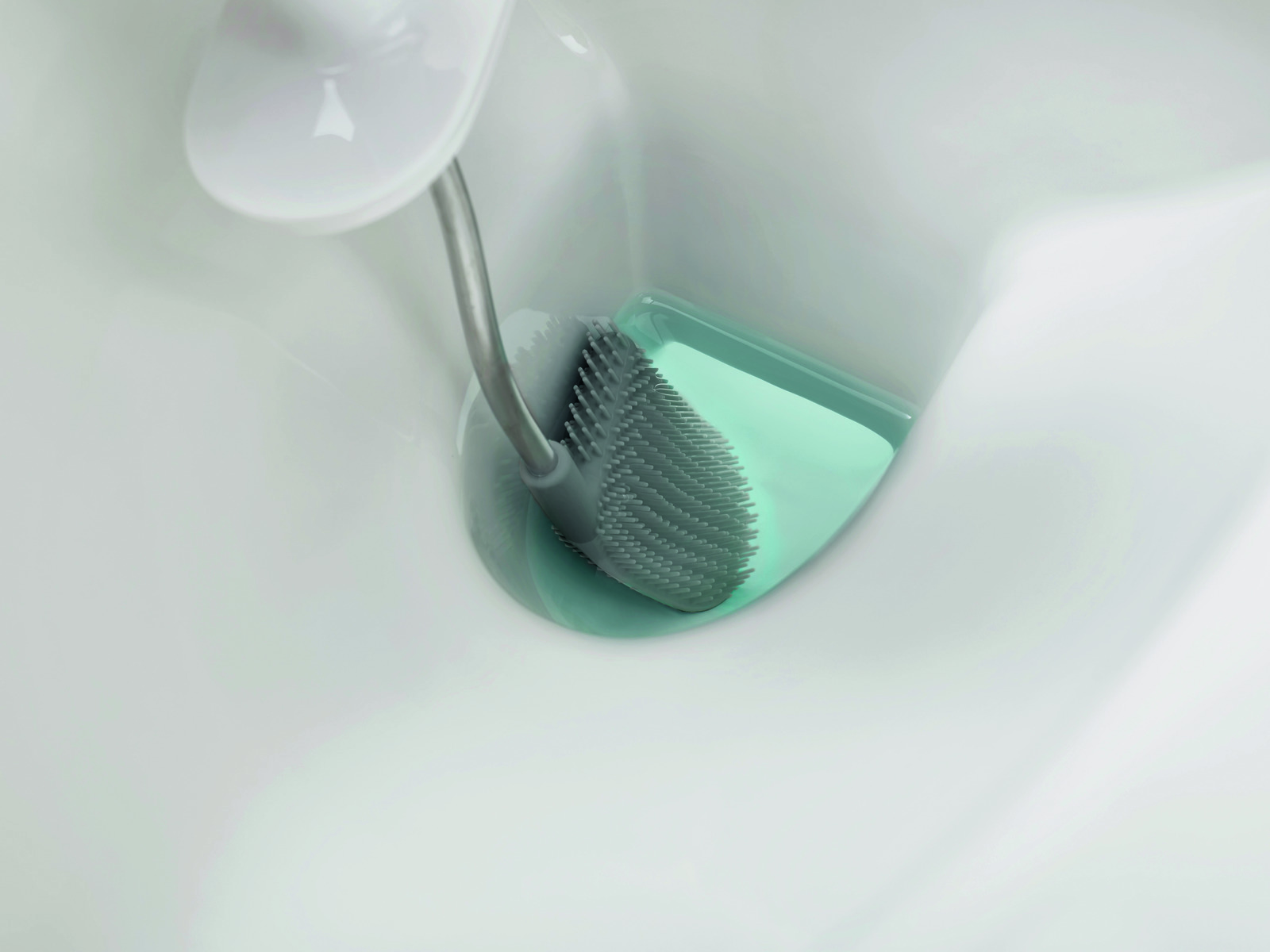 Cọ Toilet Silicon Cao Cấp Joseph Joseph 004038 - Flex Lite Steel Toilet Brush