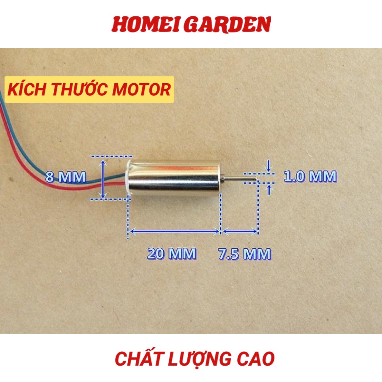 2 motor máy bay mini 820 dây trắng đen xanh đỏ 3.7v tốc độ 43800 RPM - D0248