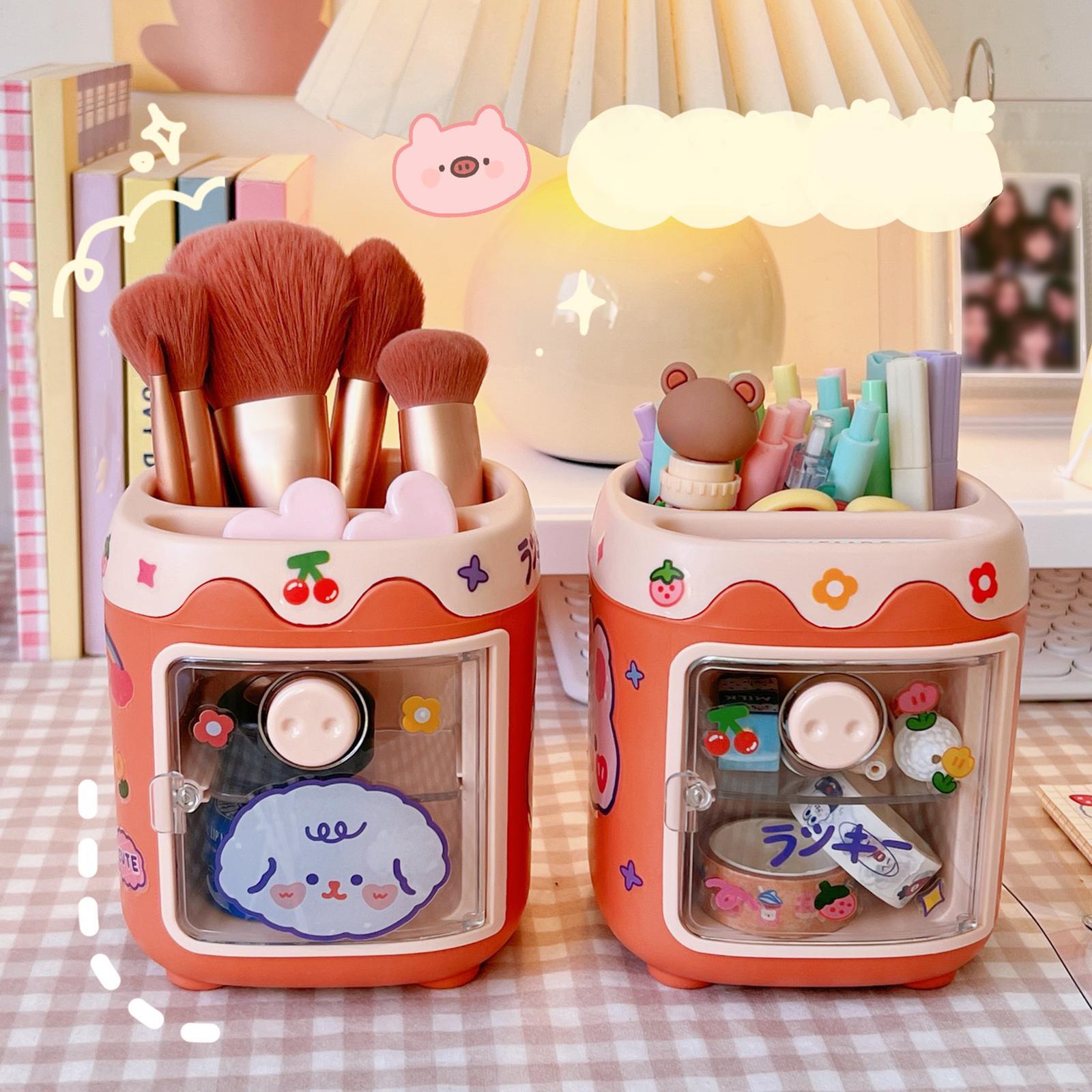 Cute Pen Holder Holder Desktop Organizer for Home Office Desktop Organization