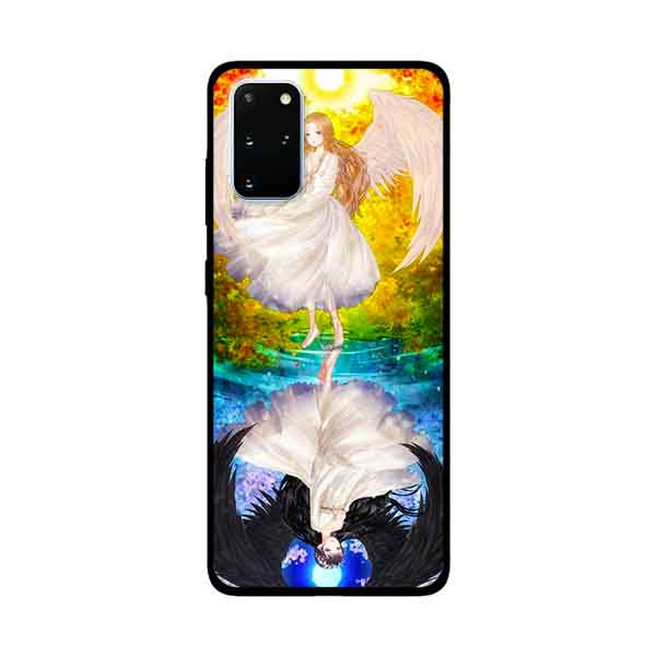 Ốp Lưng Dành Cho Samsung Galaxy S20 Plus mẫu Thiên Thần Ác Quỷ - Hàng Chính Hãng
