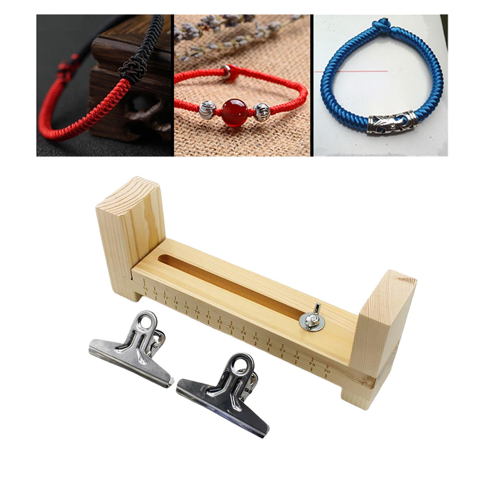 Paracord Jig Bracelet Maker, Adjustable Length, Wristband Maker Paracord Braiding Weaving DIY Crafts Kit