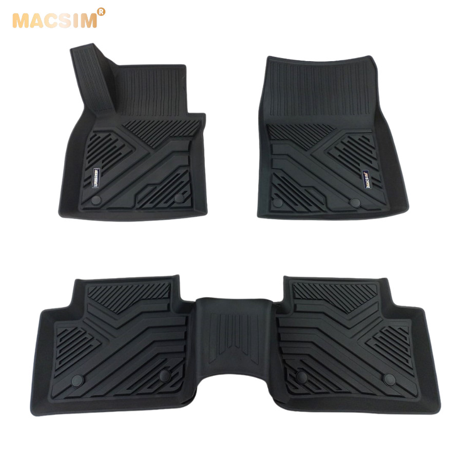 Thảm lót sàn xe ô tô Mazda Cx30 2020+ Nhãn hiệu Macsim chất liệu nhựa TPE cao cấp màu đen