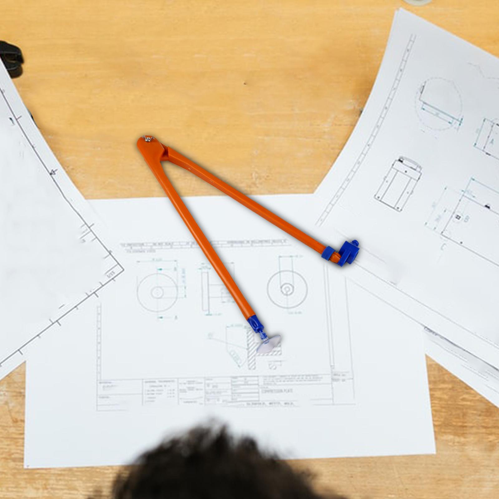 Math Compass Compass Large Number Professional Angle Measurement Teaching Supplies Math Math Geometry Ruler for Classroom Teaching