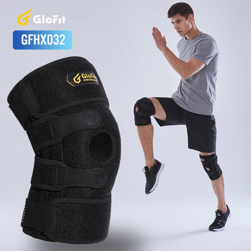 Đai Bảo Vệ Khớp Gối Dây Quấn Tùy Chỉnh Size Glofit Pro 2.0 GFHX032 (Glofit - Knee Support), Cải Tiến Mới Vượt Trội Hơn, Bảo Vệ Và Giúp Khớp Gối Khỏe Mạnh Hơn (1 Chiếc)