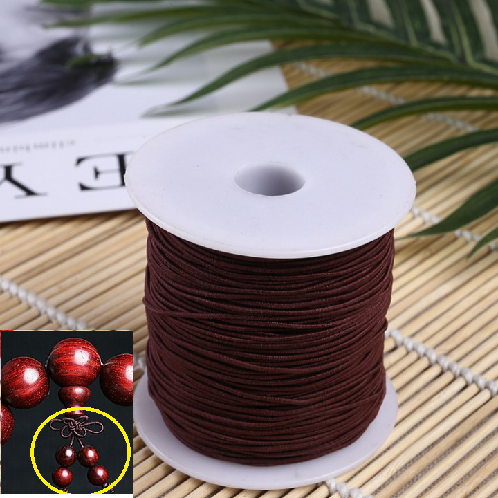 Dây Thun Co Giãn 0.8mm dài 100m, Dây Lõi Thun Đàn Hồi Xỏ Chuỗi Hạt 