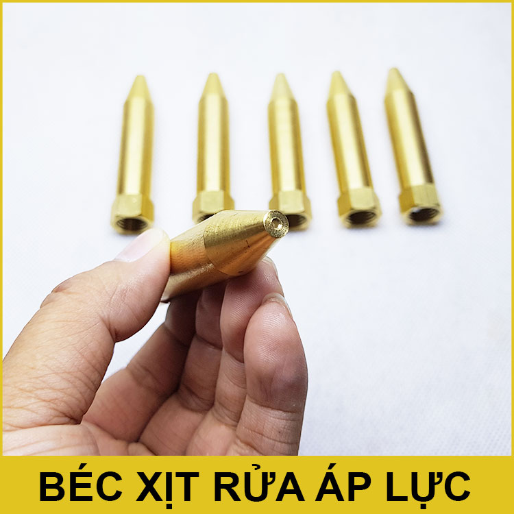 Béc đồng 1 tia xịt rửa xe máy lạnh 80mm