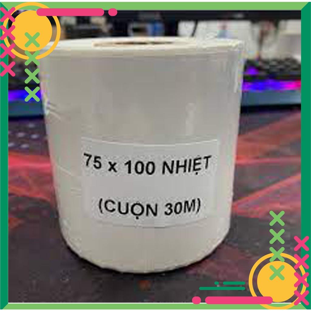 Tem nhiệt 75x100 mm, decal 7.5 x 10 in nhãn, in vận đơn, Giấy in Đơn Hàng, Giấy in Đơn,Giấy in nhiệt A7, in đơn