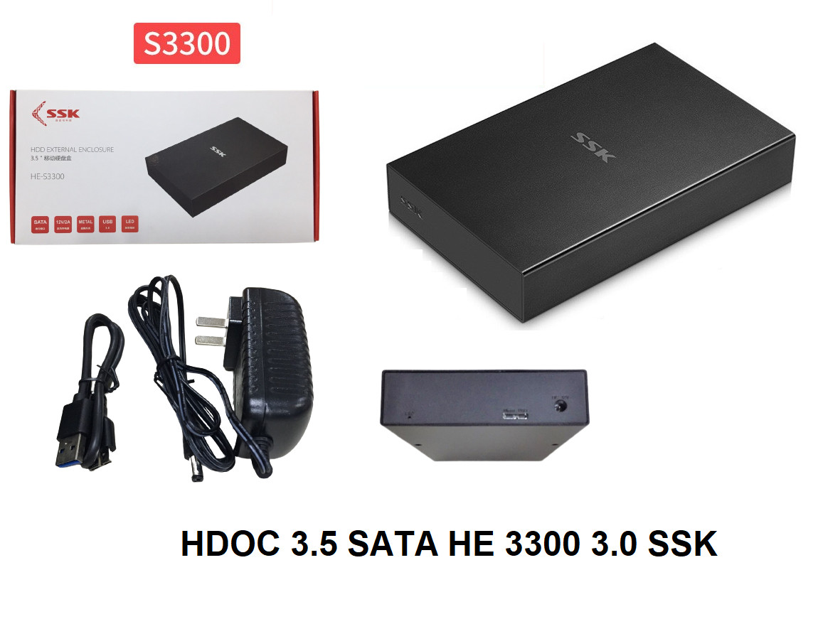 HDD BOX SATA 3.5 HE - S 3300 (3.0) - Hàng chính hãng