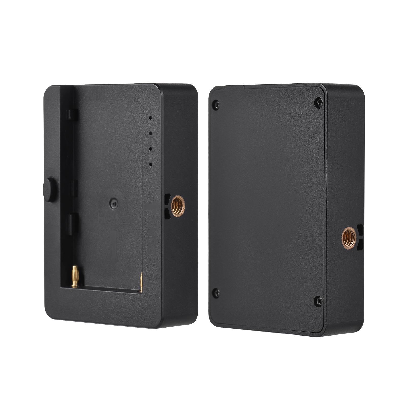 NP-F Battery Charger Battery Adapter Plate with Type-C Charging Port USB5V DC7.4V Outputs 1/4 Inch Screw Hole for NP-F550 F750 F970 Batteries
