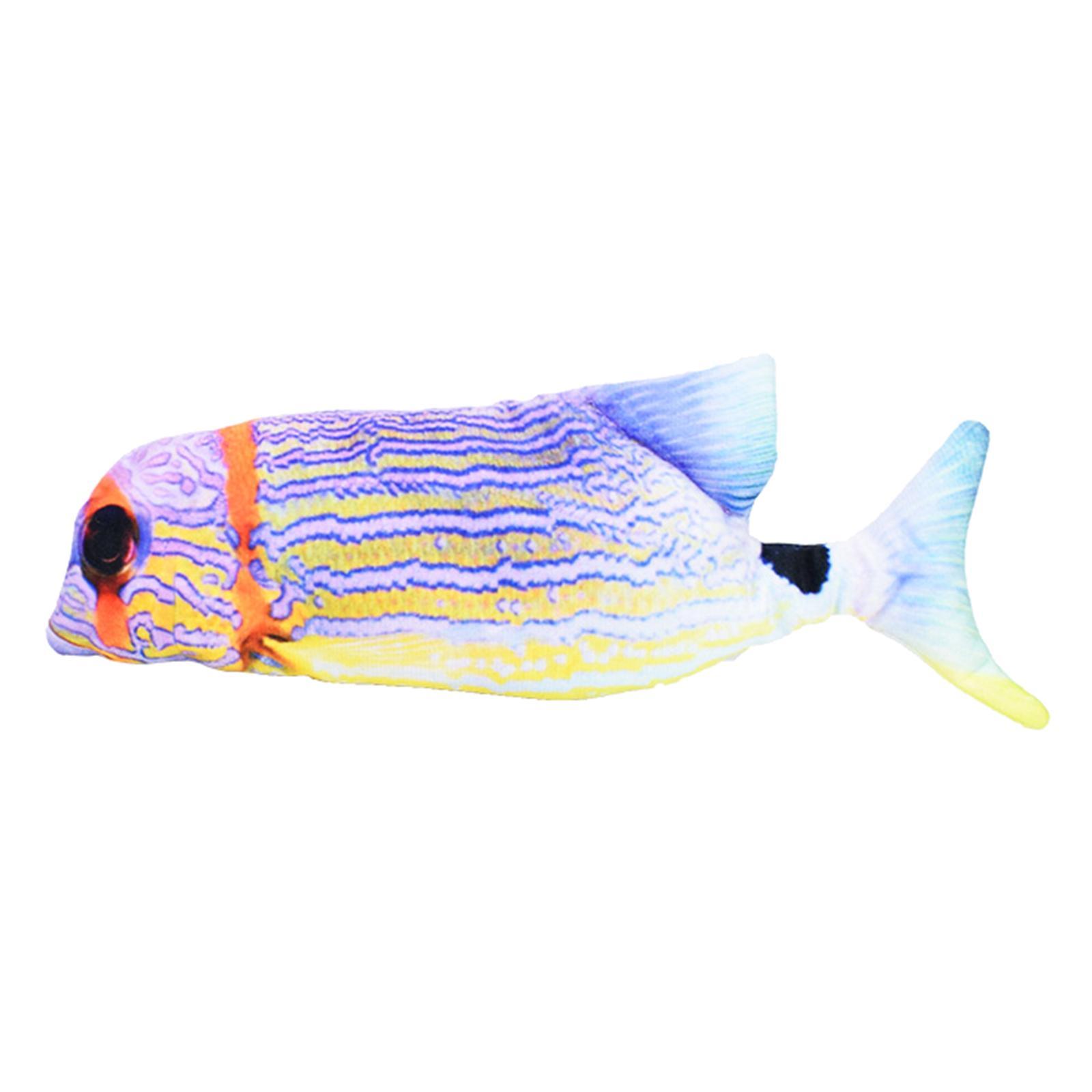 Moving Fish Toys Realistic Plush Electric Wagging Toy