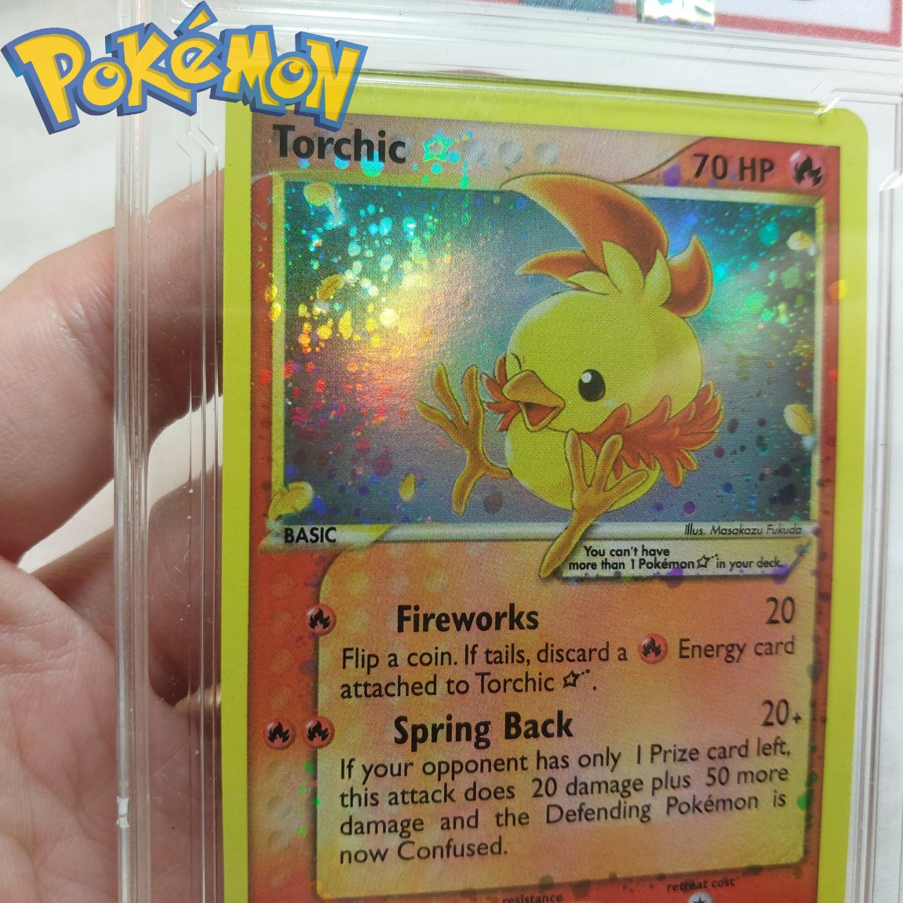 Thẻ Pokémon nitendo Game 2004 Torchic 108 109 gà con 1459 d7