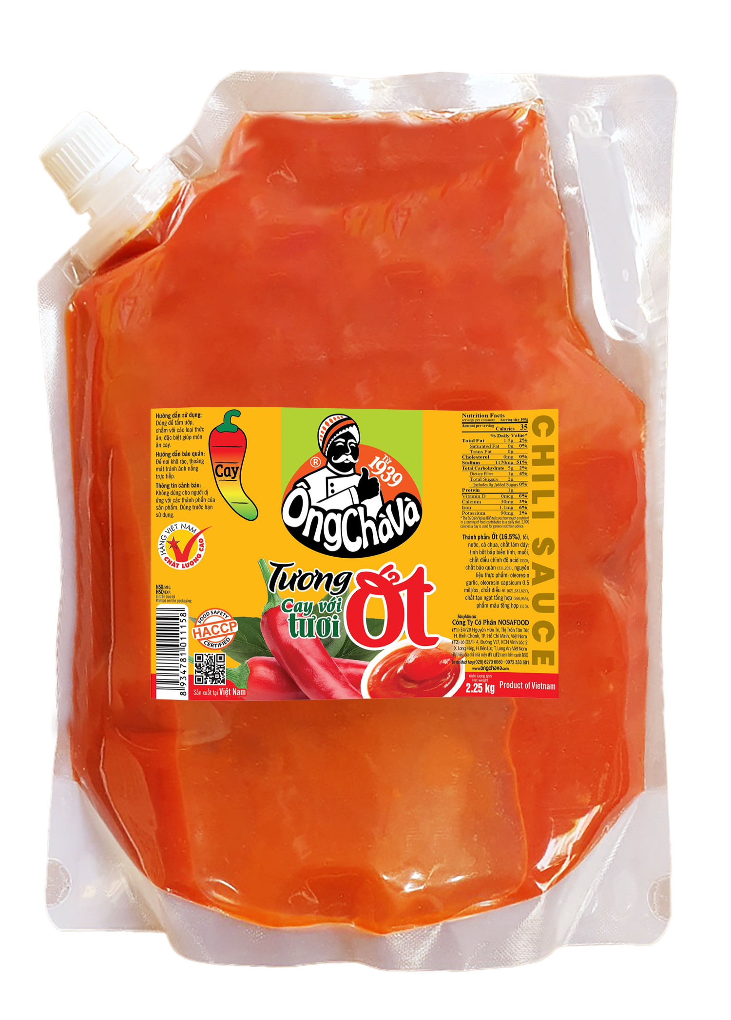 Tương Ớt Ông Chà Và 2.25kg (Chilli Sauce)