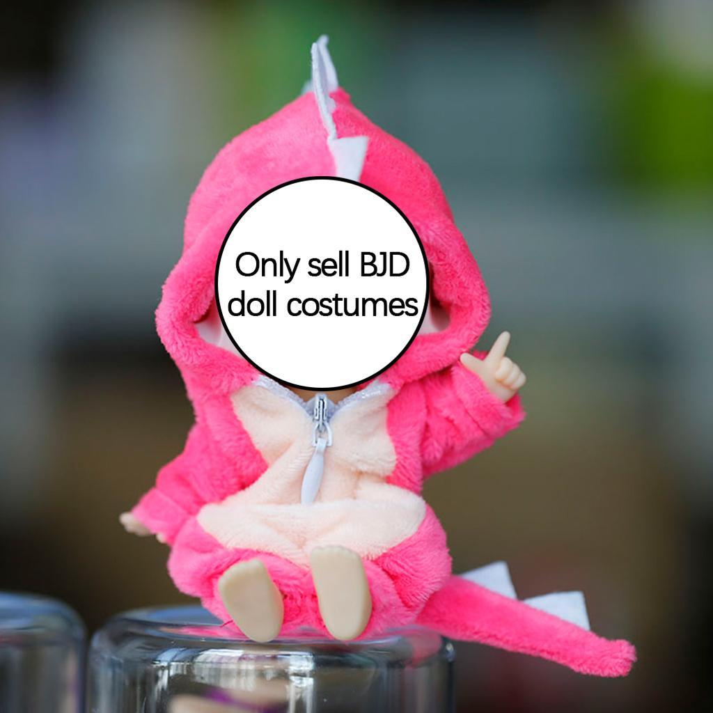 Doll Clothes Jumpsuits Fit for 16CM Doll Accessories Pink+