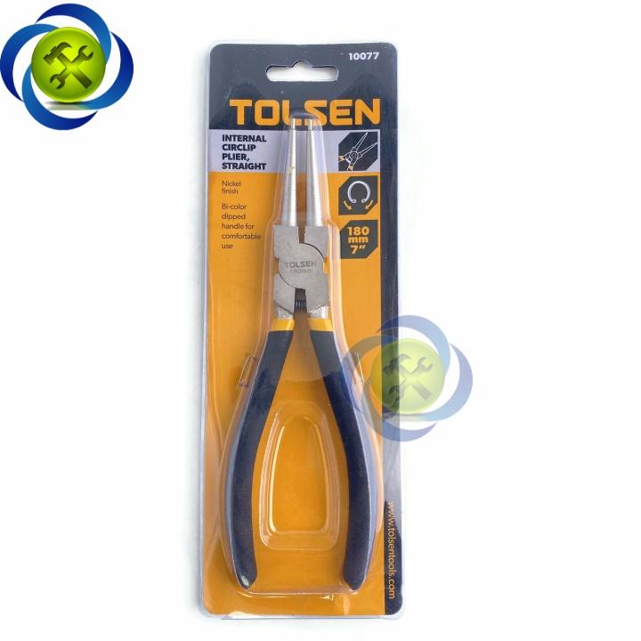 Kìm mở phe trong miệng thẳng Tolsen 10077 dài 180mm