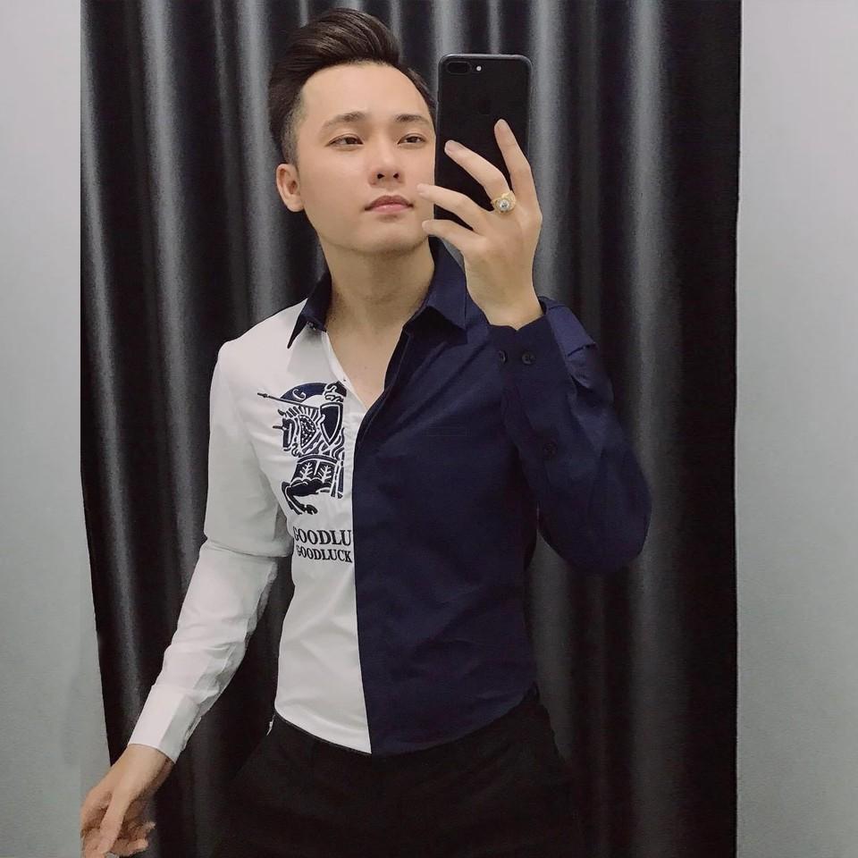 Áo Sơ Mi Nam Phối Màu Họa Tiết BBR Cực Phong Cách | Hàng Đẹp SM93