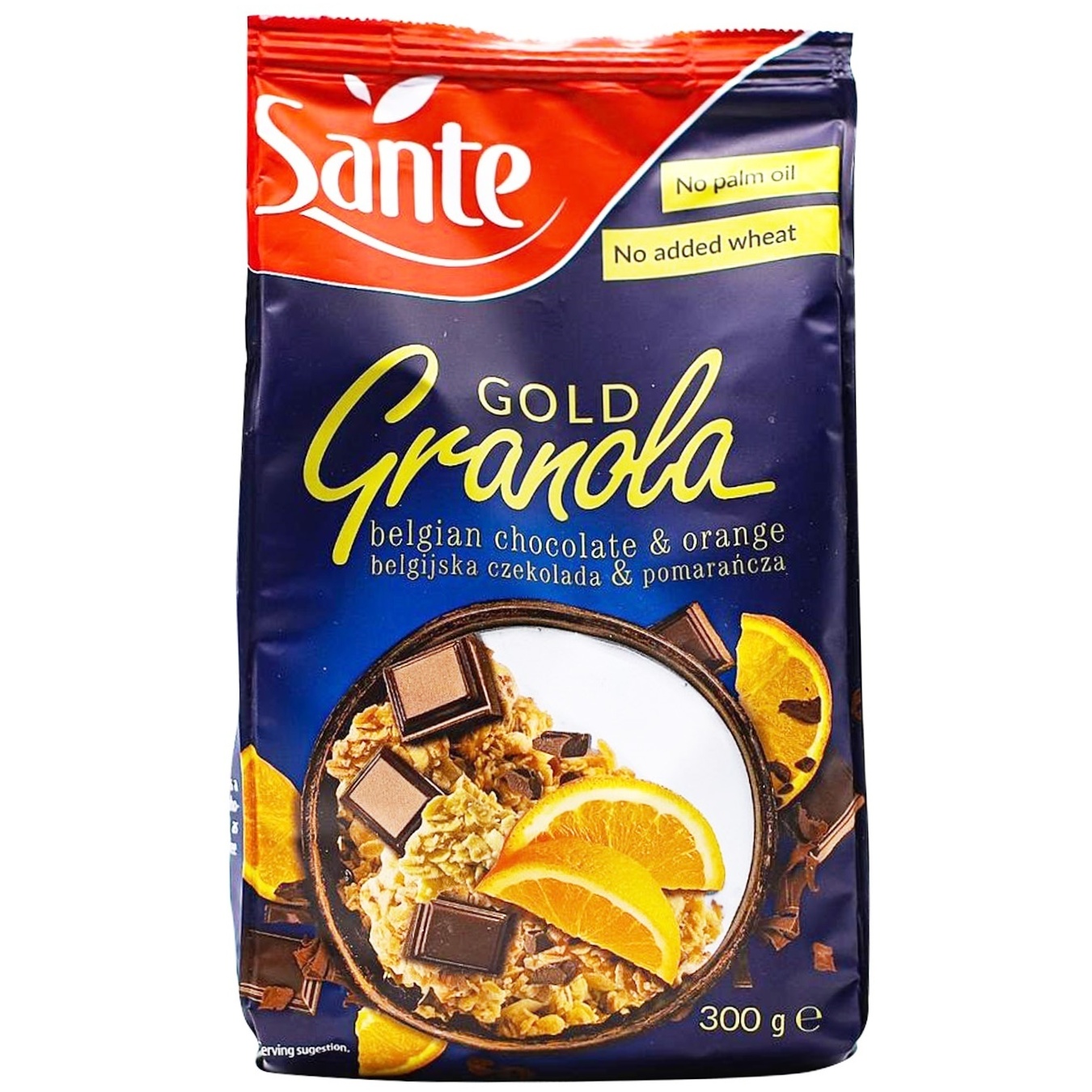 Ngũ Cốc dinh dưỡng Sante Granola Gold (Socola Bỉ và Cam ) 300g DATE 2023