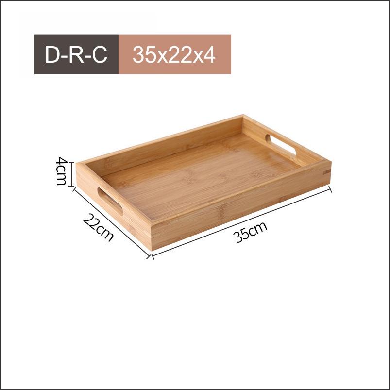 ( Kho Sỉ ) Khay trà gỗ, khay gỗ đựng đồ ăn chụp ảnh decor, hình chữ nhật - khay gỗ decor sồi cao cấp, dày dặn bền đẹp