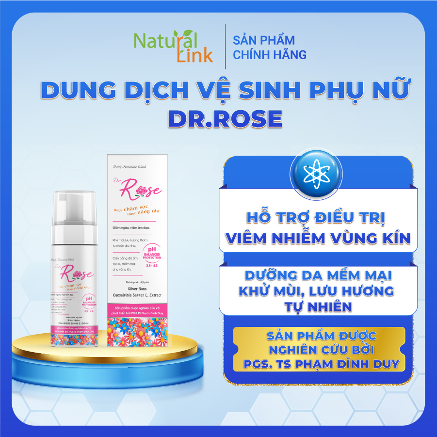 Dung dịch vệ sinh phụ nữ dạng bọt DR.ROSE
