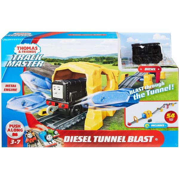 Đồ Chơi Mô hình bộ đường ray vượt chướng ngại vật cùng Diesel THOMAS FRIEND GHK73