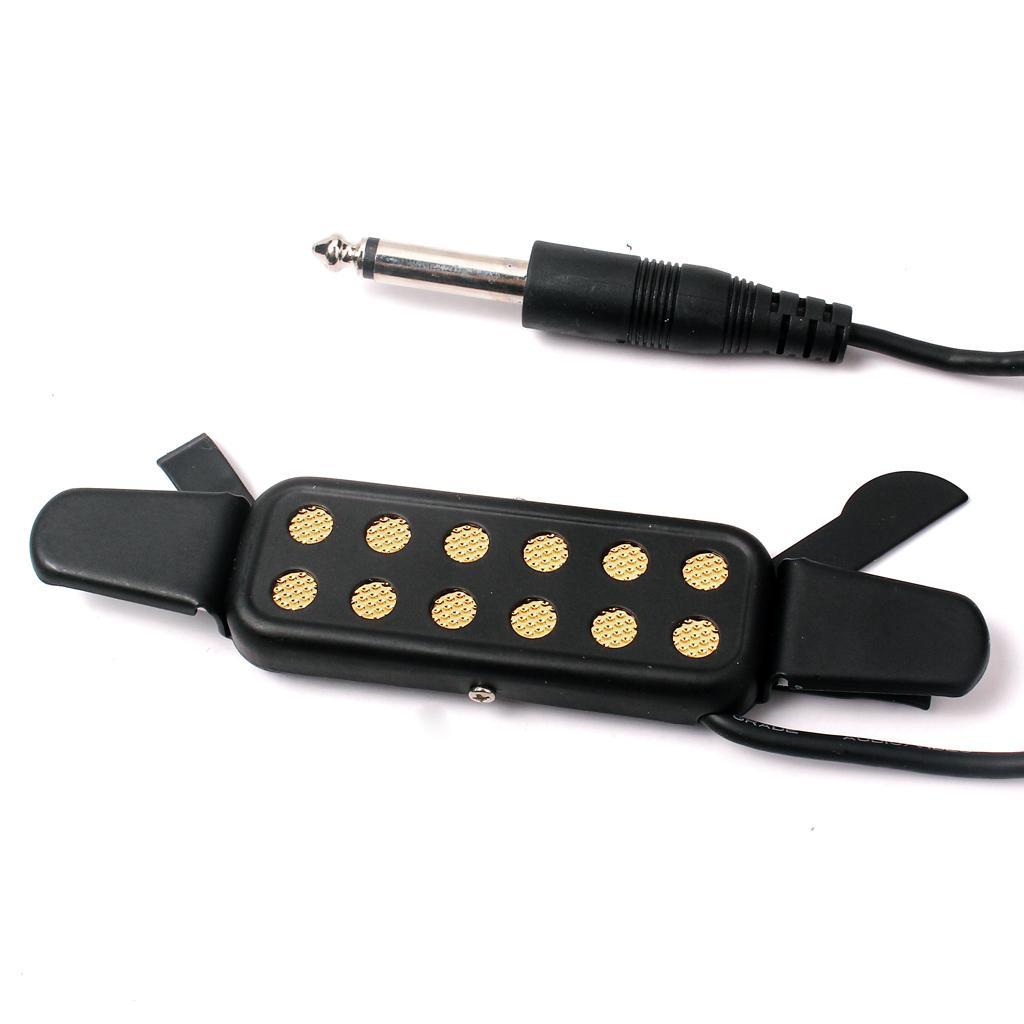 1 Piece Guitar 12 Hole Sound Pickup for 40/41inch Acoustic Guitar Parts