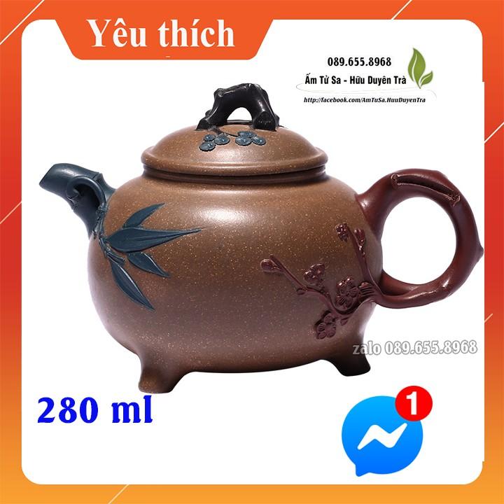 Ấm Tử Sa cao cấp nghi hưng Trúc Mai Hoa