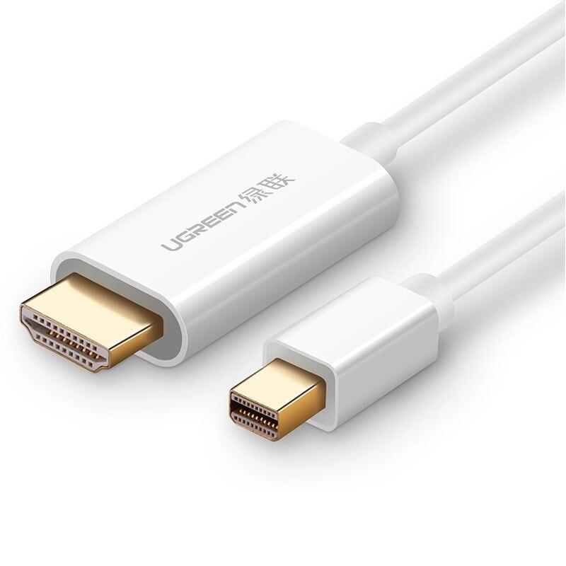 Ugreen UG50286CM155TK Màu Trắng Cáp chuyển đổi Mini DisplayPort sang HDMI dương - HÀNG CHÍNH HÃNG