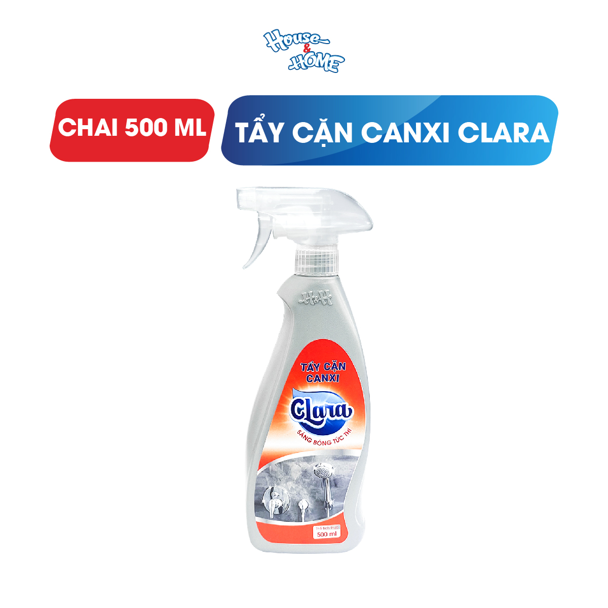 Tẩy cặn canxi Clara chai 500ml