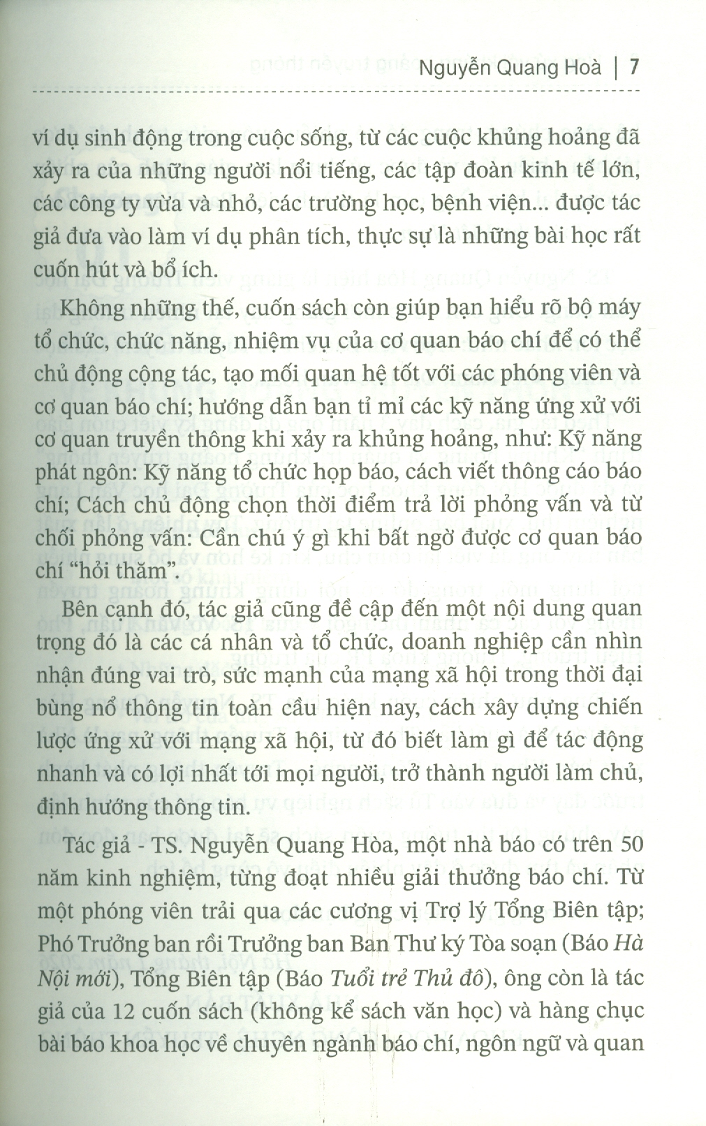 Ứng Xử Với Khủng Hoảng Truyền Thông