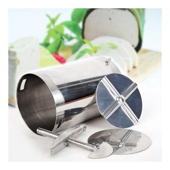 Khuôn làm giò inox 2kg tròn và hoa