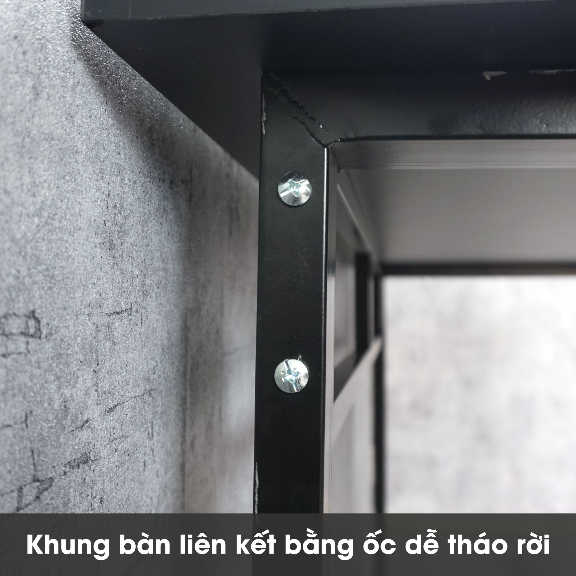 Bàn Chữ U Mặt Gỗ MDF Chuẩn Xuất Khẩu Phù Hợp Làm Việc, Học Tập Giải Trí Vững Chắc, Chân Kim Loại, Nhiều Kích Thước