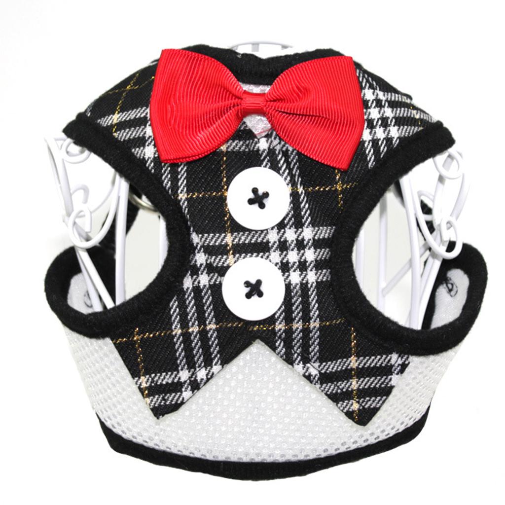 Adjustable Dog Leash Puppy Harness Vest with Handle for Small Dog ##1