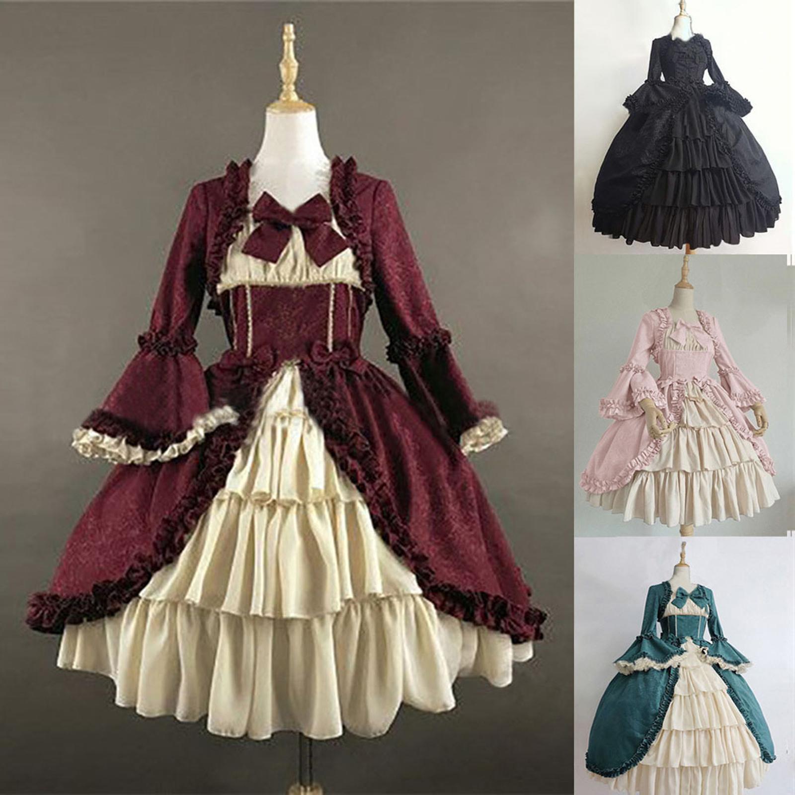 Lady Ball Dress Gothic Dress Halloween Costume Fancy Dress Costume for Masquerade Ball