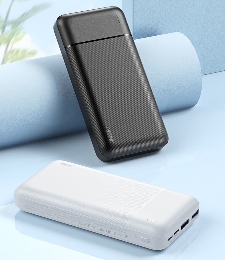 Pin sạc dự phòng Remax RPP-166 20000mAh Lango, 2 cổng input / output