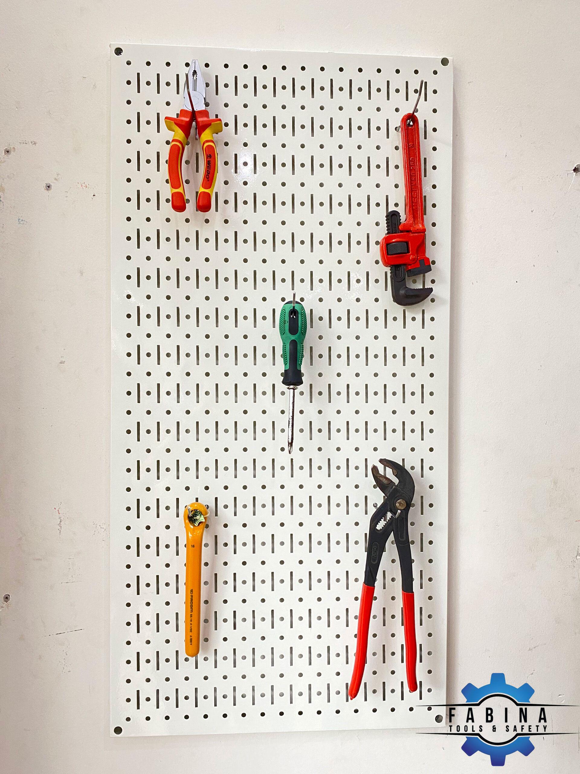 Tấm lưới pegboard treo dọc 45x90cm màu trắng đa năng