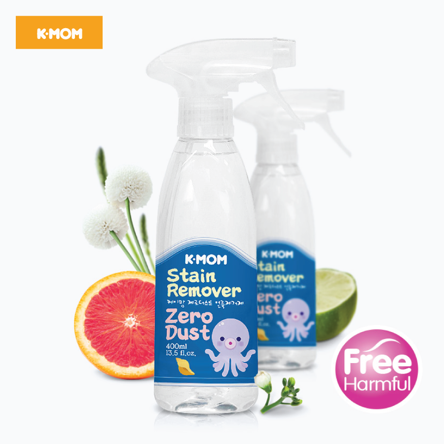 NƯỚC TẨY VẾT BẨN QUẦN ÁO ZERO DUST K-MOM HÀN QUỐC 400ml