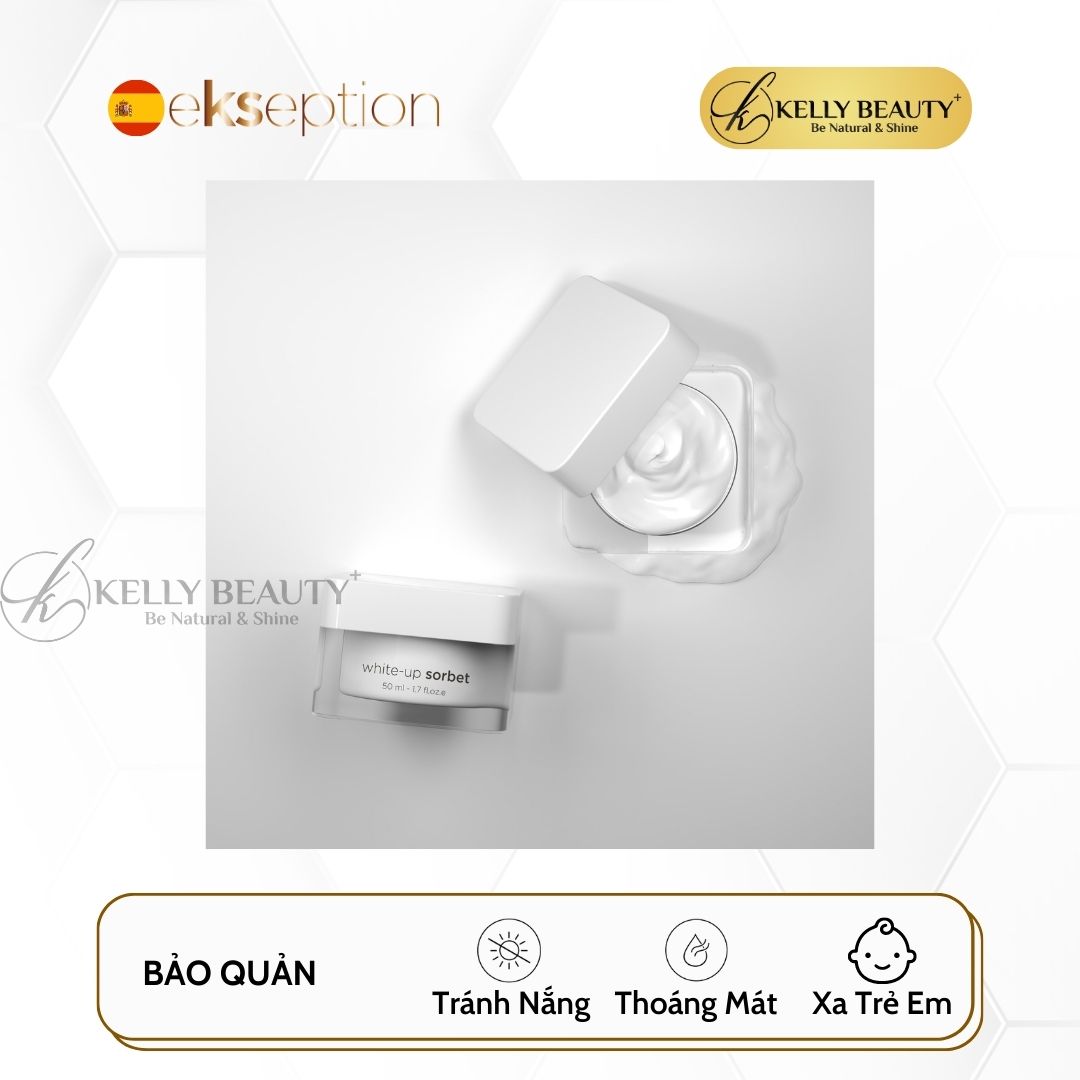 Ekseption White-Up Sorbet - Kem Dưỡng Sáng, Đều Màu Da; Mờ Thâm Sạm Nám, Trẻ Hóa Làn Da - Kelly Beauty