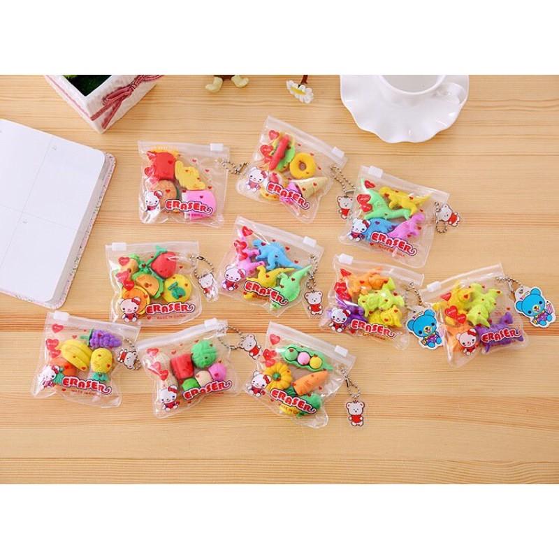 Set 4 tẩy gôm chất lượng cao-Quà tặng học sinh