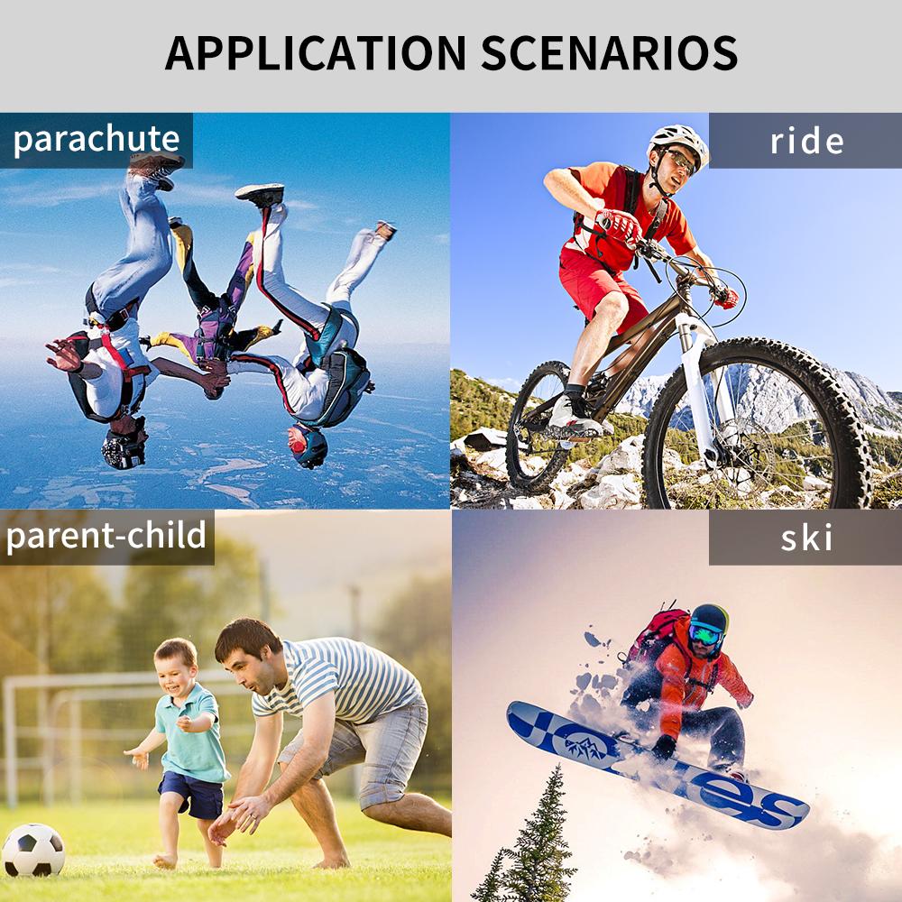 Camera Hành Động Mini 1080P Thể Thao Ngoài Trời Pocket Cam Có Màn Hình Đầu Ghi Hình Xe Đạp Xe Đạp Xe Máy Thể Thao DV Dash Cam Cho Xe Hơi