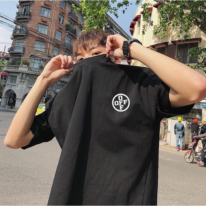 Áo phông unisex nam nữ form rộng tay lỡ chữ OFF DCT đẹp vải dày mịn - Beshine Store
