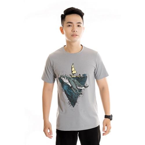 Áo thun In Cá voi tay ngắn CT05