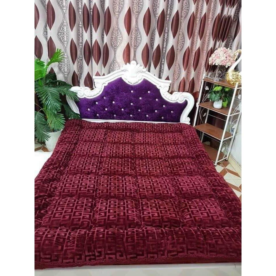 Chăn Lông Cừu Chữ Vạn Đại Hàn Cao Cấp - Hàng chuẩn loại 1