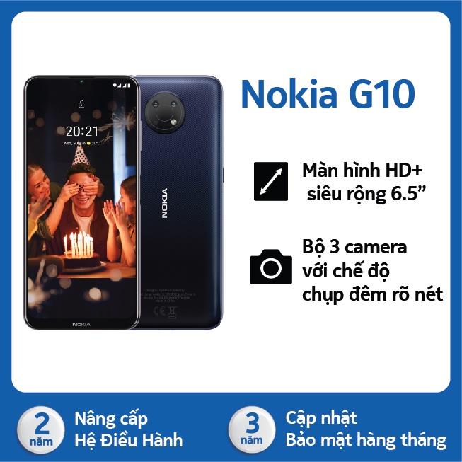 Điện Thoại Nokia G10 4GB/64GB - Hàng chính hãng, nguyên seal