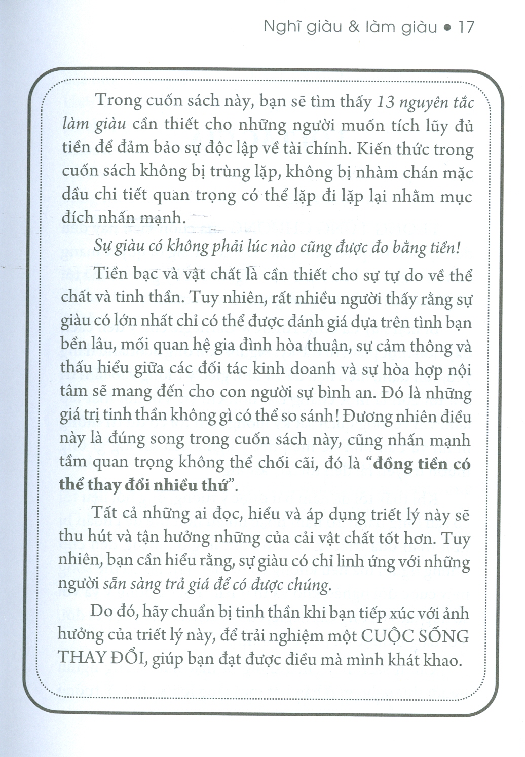 Nghĩ Giàu Và Làm Giàu - Cuốn Sách Này Giúp Bạn Trở Thành Triệu Phú Và Có Được Thành Công Bền Vững
